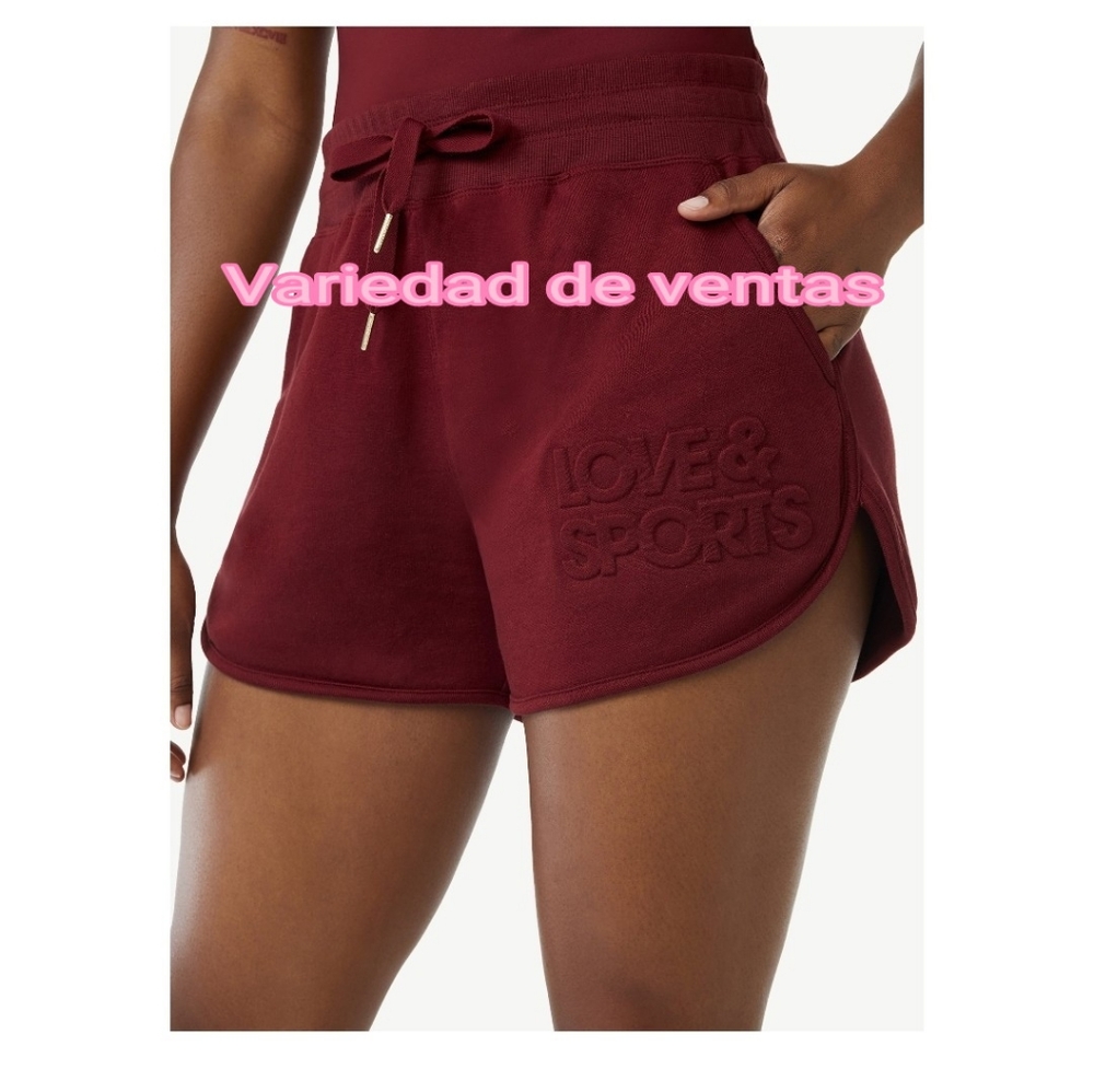 Love & Sports Women's Embossed Logo Lounge Shorts size ( 22) XXXL